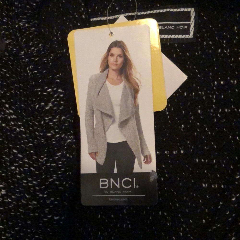 New with tags Black and cream Blanc noir sweater
